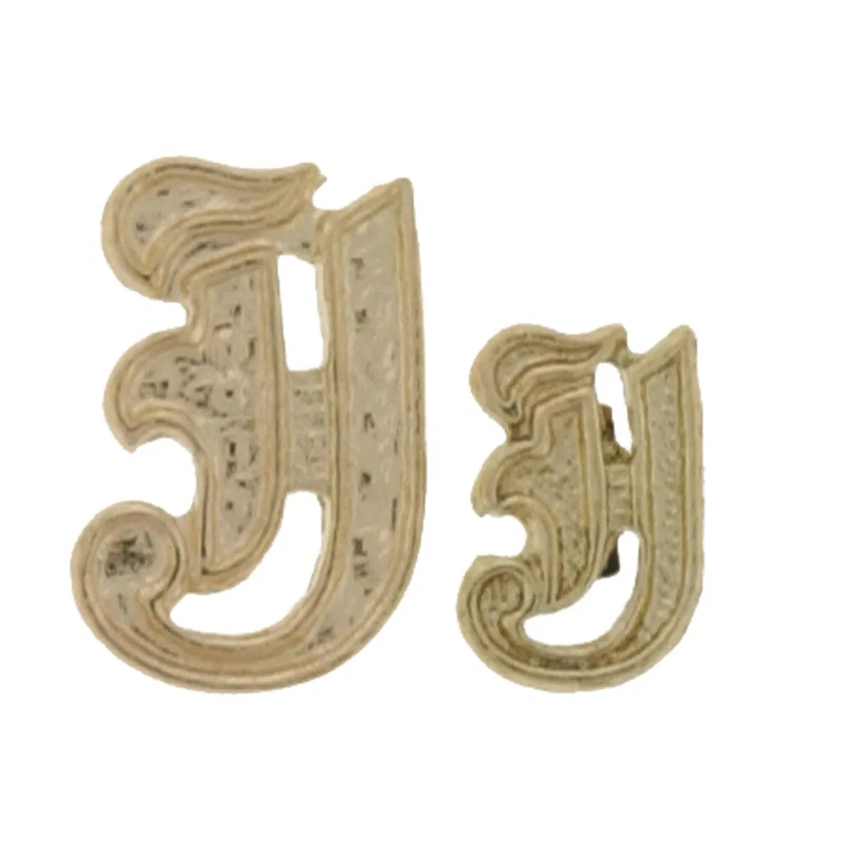 10KY Old English Initial 9.5mm J