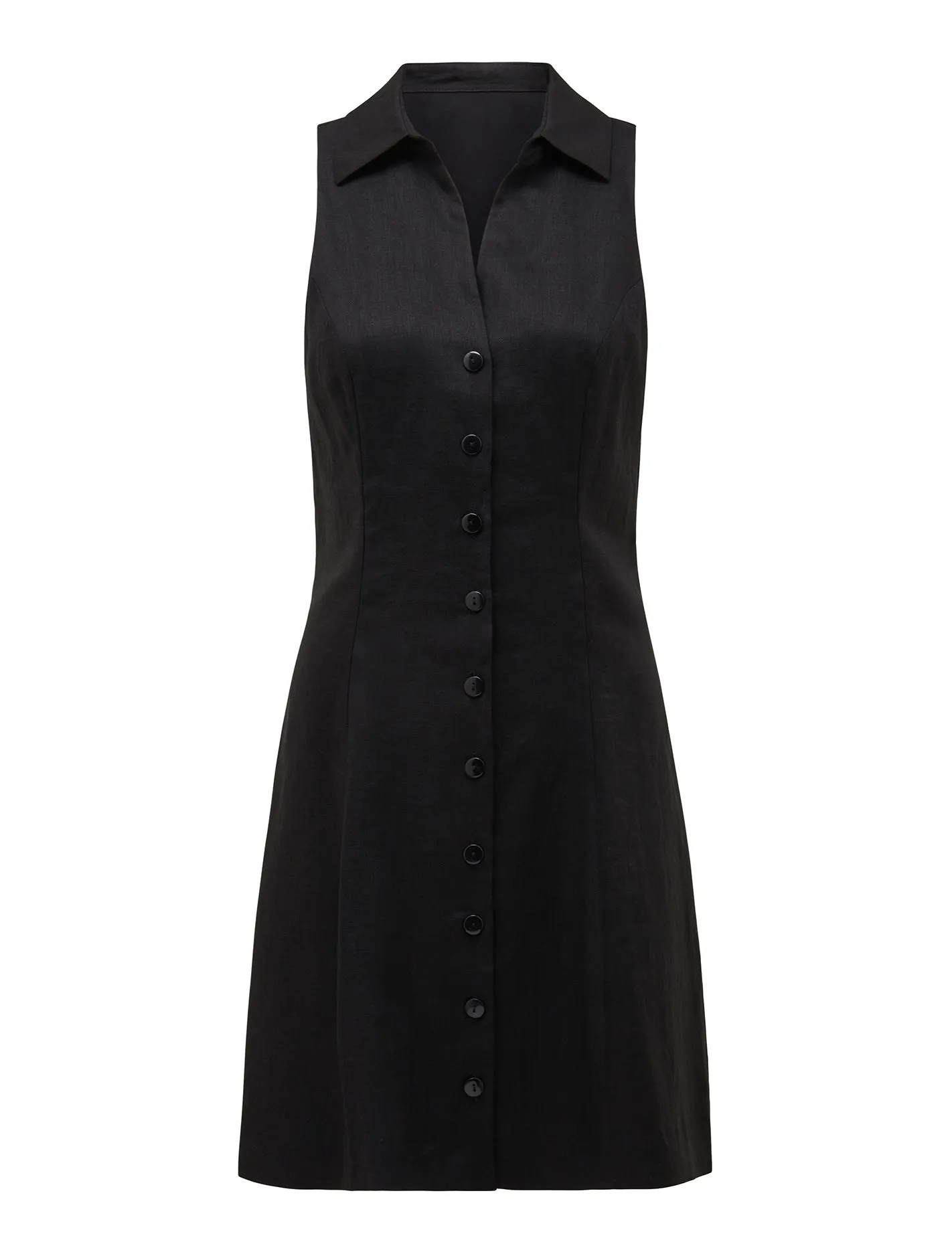 Aletta Button Front Mini Dress