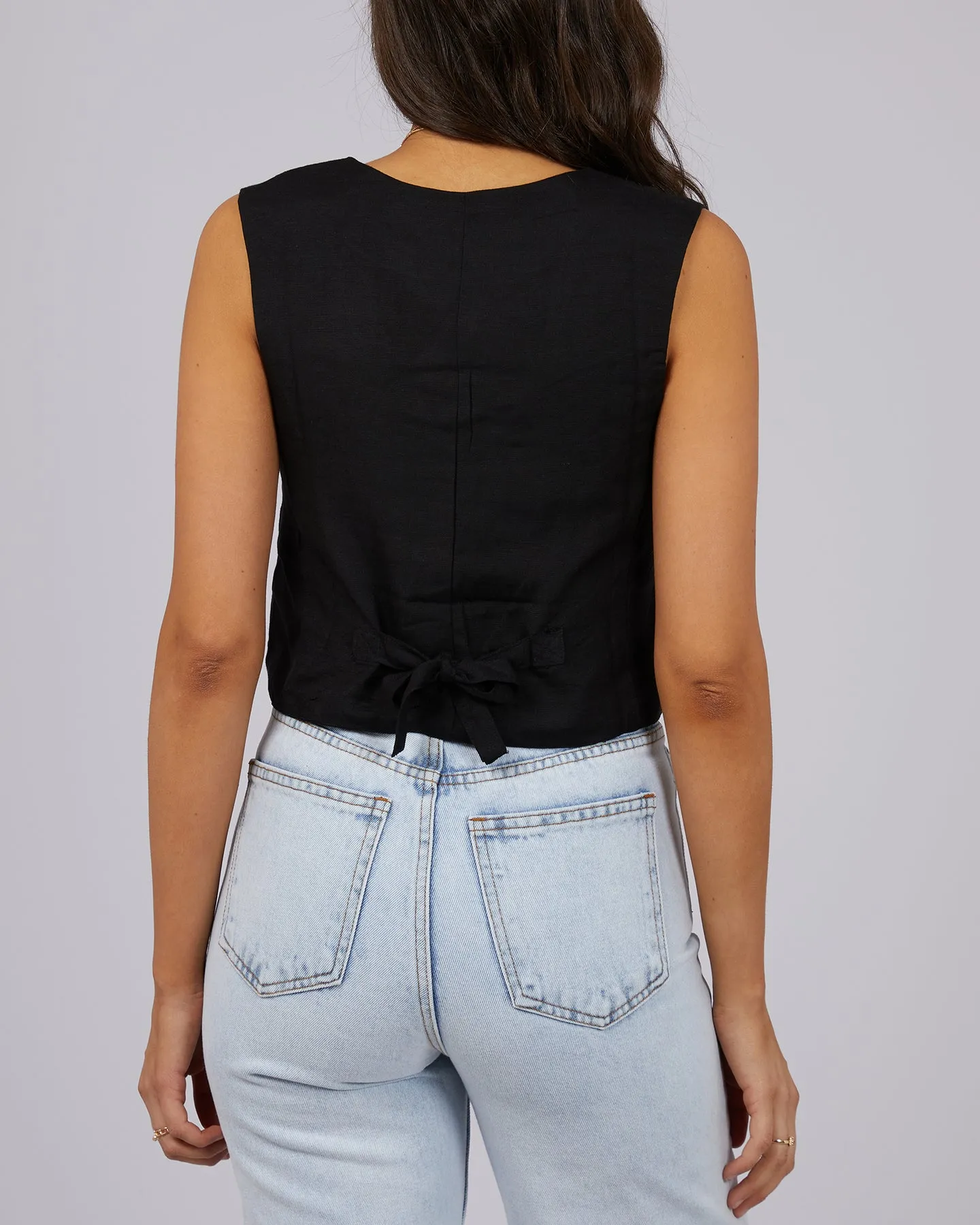 All About Eve Natalia Vest - Black