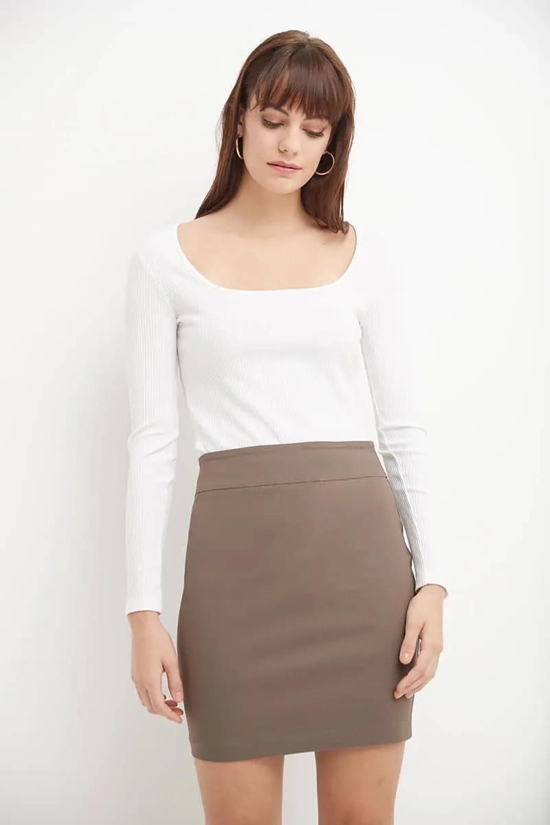 Classic 19” Above the Knee Pencil Skirt