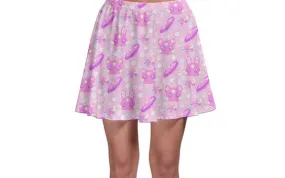 Cosmic Cuties Pink Skater Skirt [Made To Order]