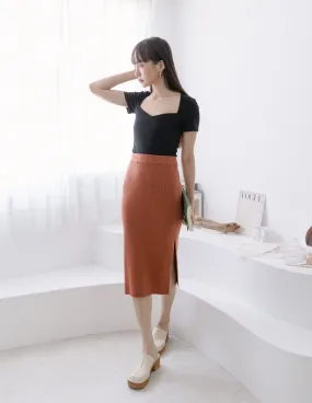 Eliza Skirt in Rust