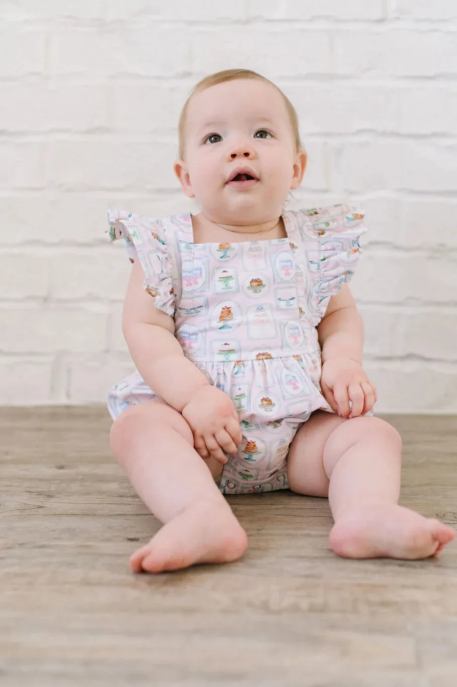 Emmy Romper in Let Them Eat Cake