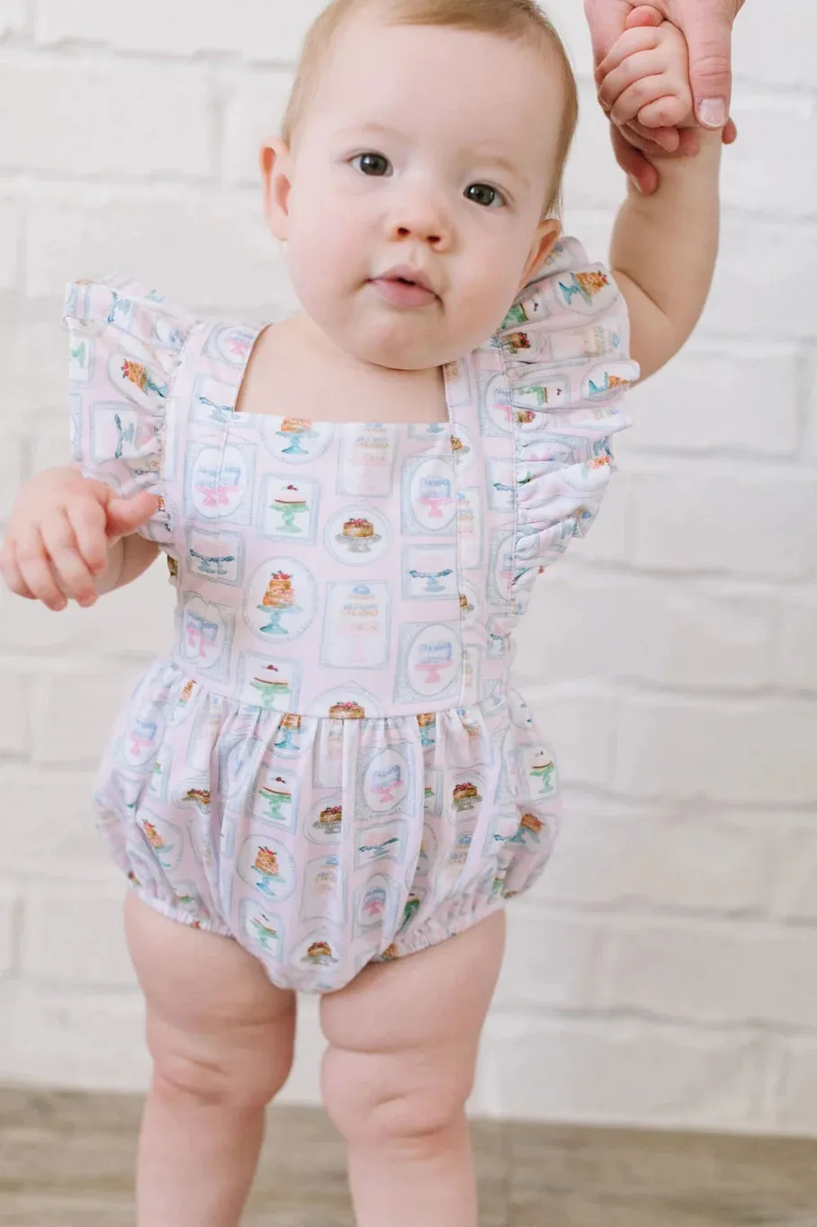 Emmy Romper in Let Them Eat Cake