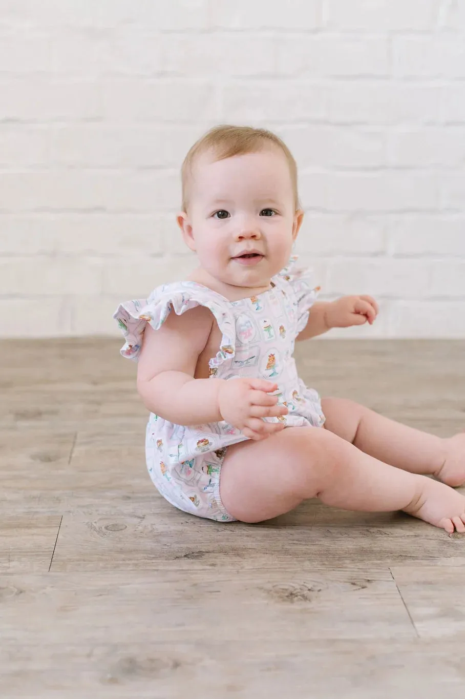 Emmy Romper in Let Them Eat Cake