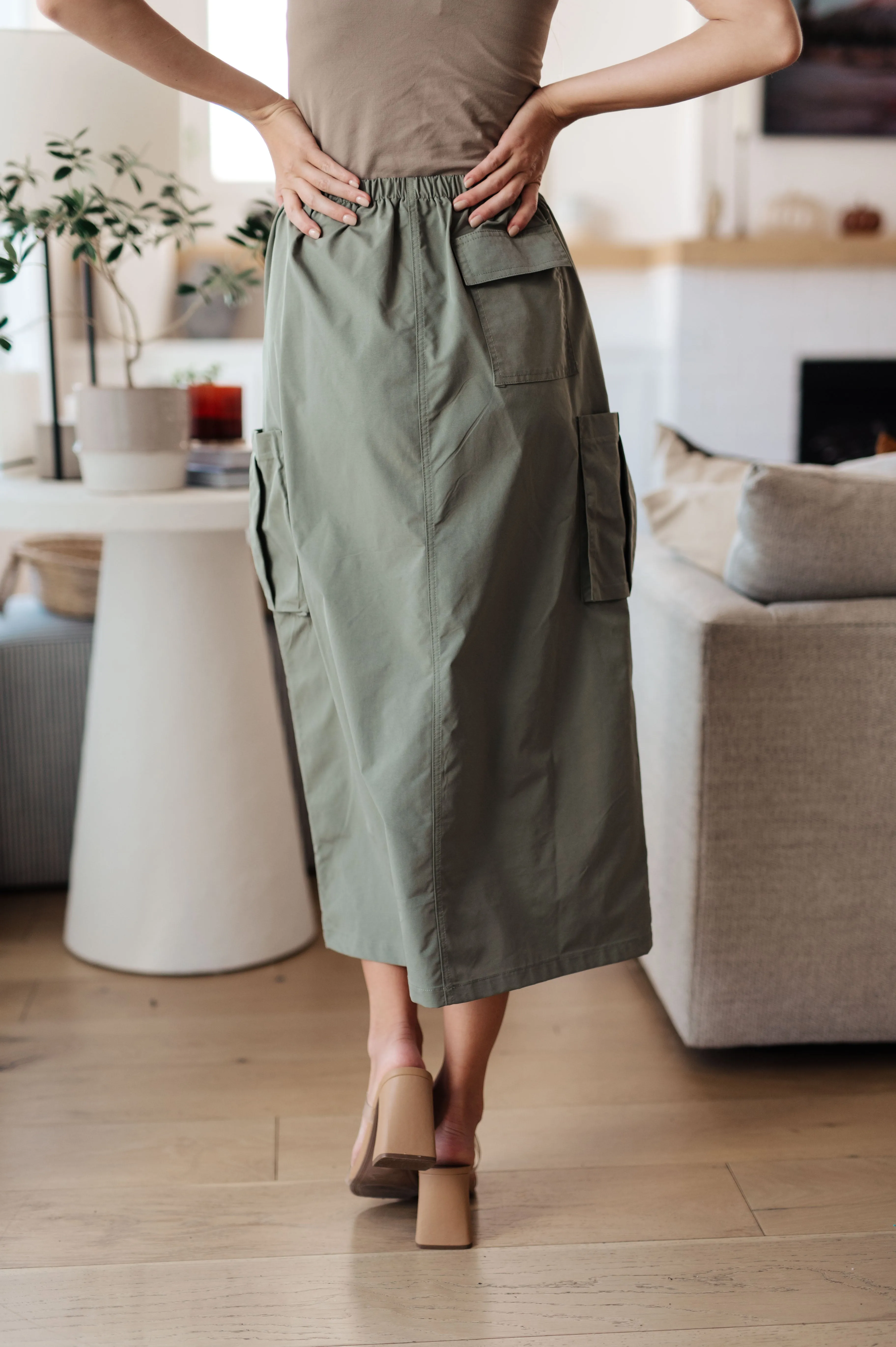 Explain It Away Cargo Skirt - 1/4