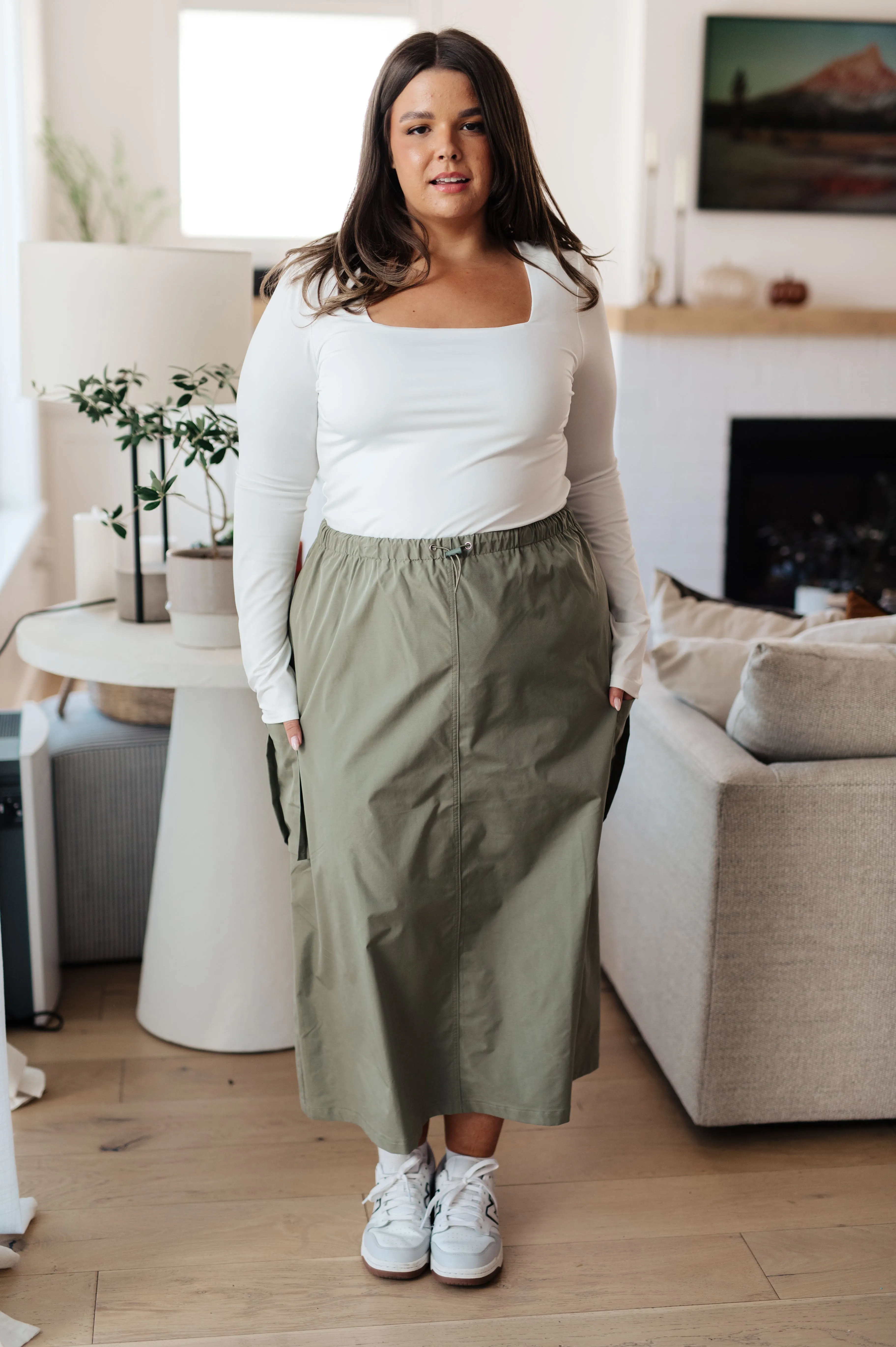 Explain It Away Cargo Skirt - 1/4