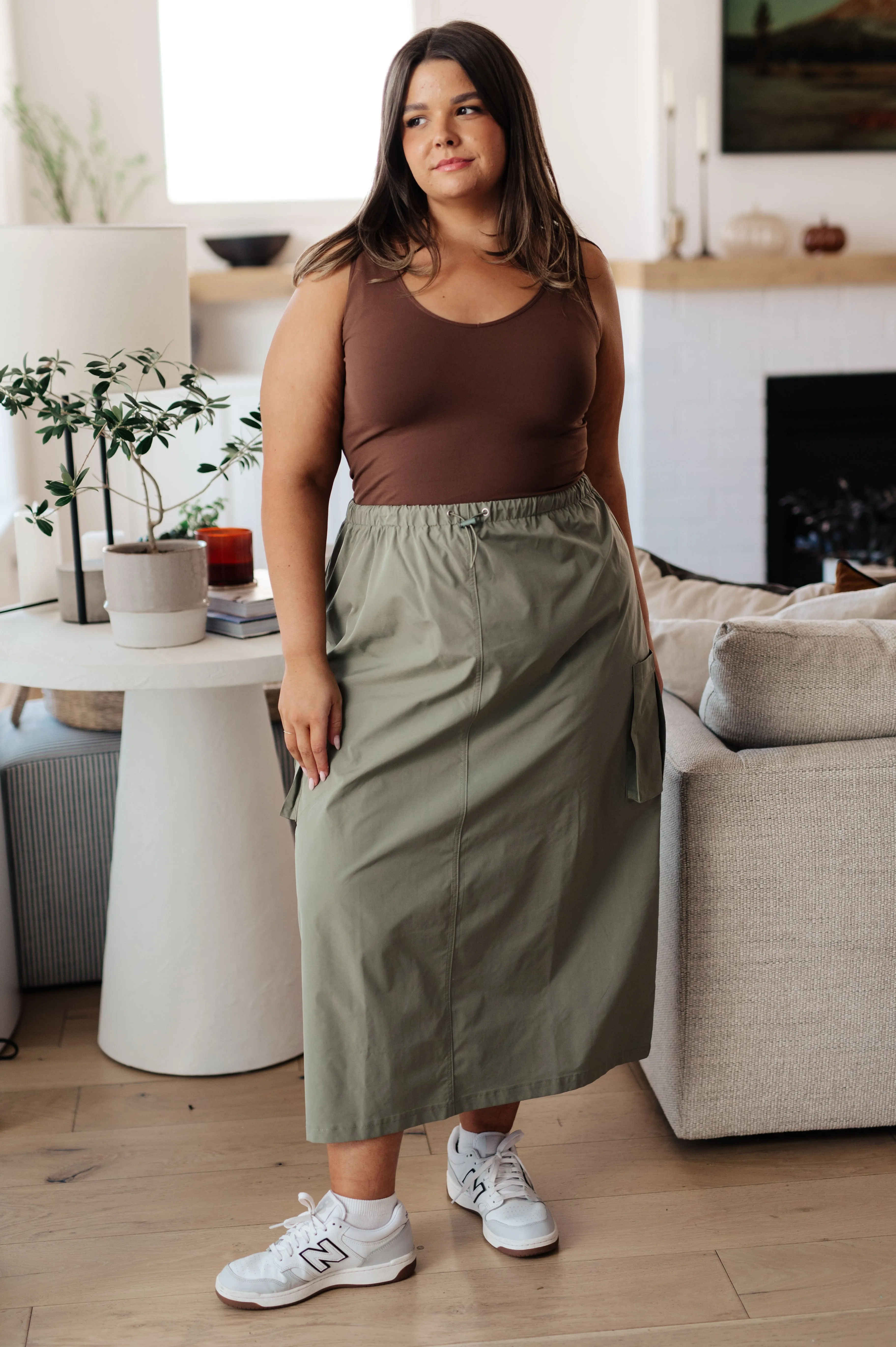 Explain It Away Cargo Skirt - 1/4