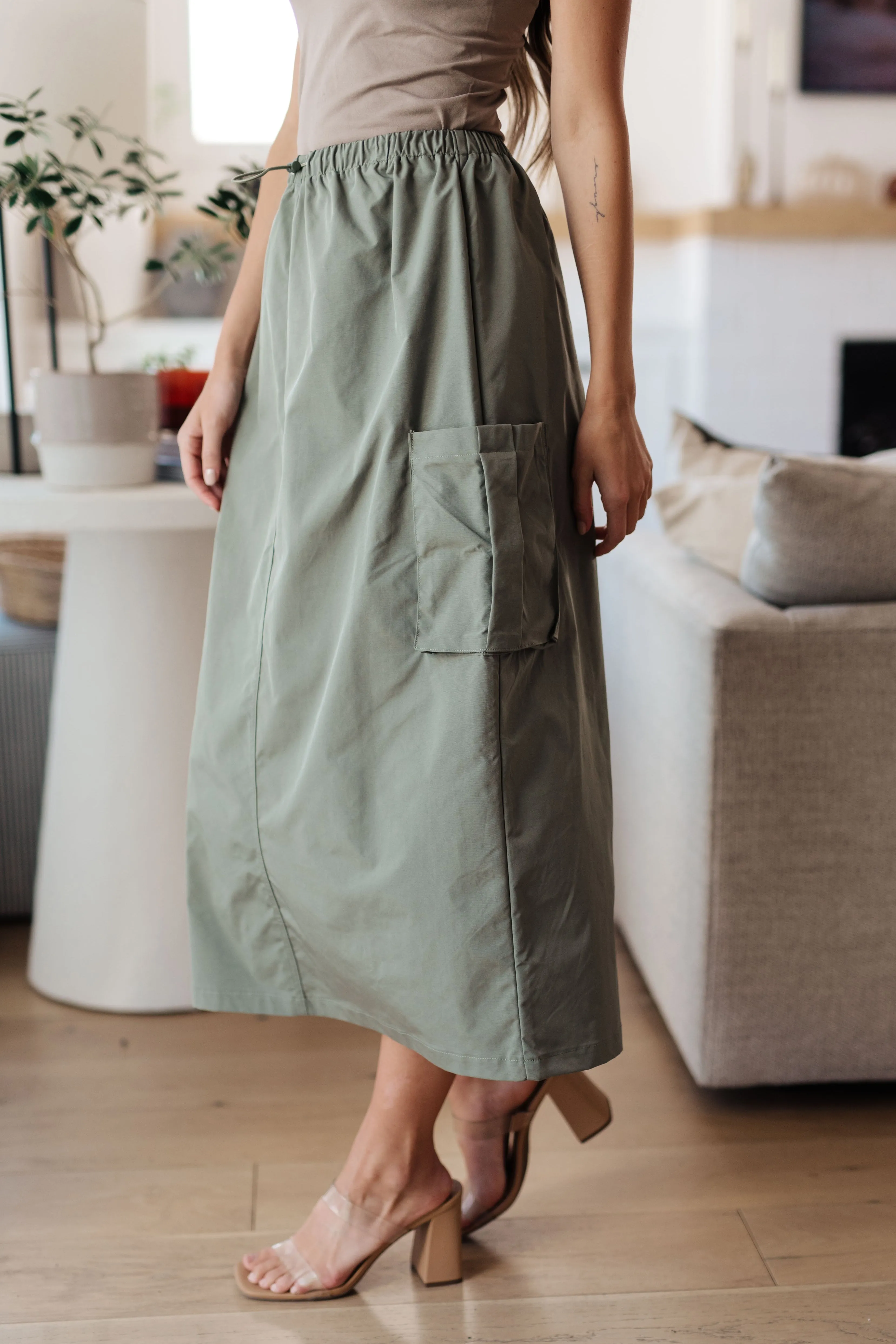 Explain It Away Cargo Skirt - 1/4