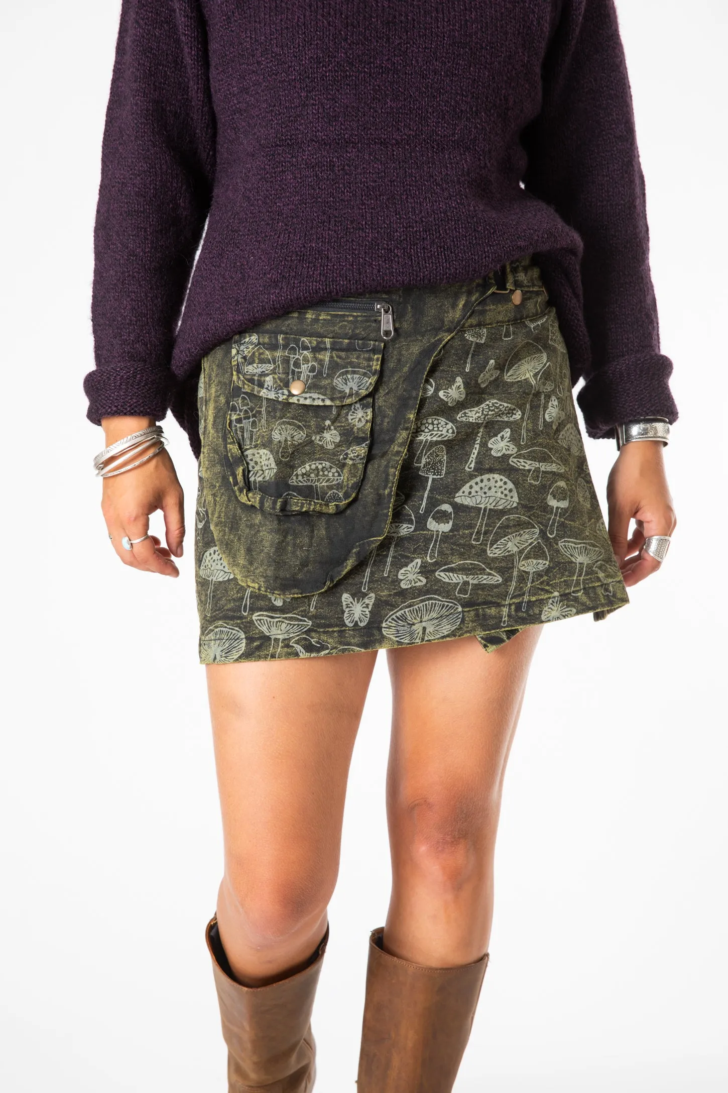 Festival Forager Kapasa Mushroom Skirt