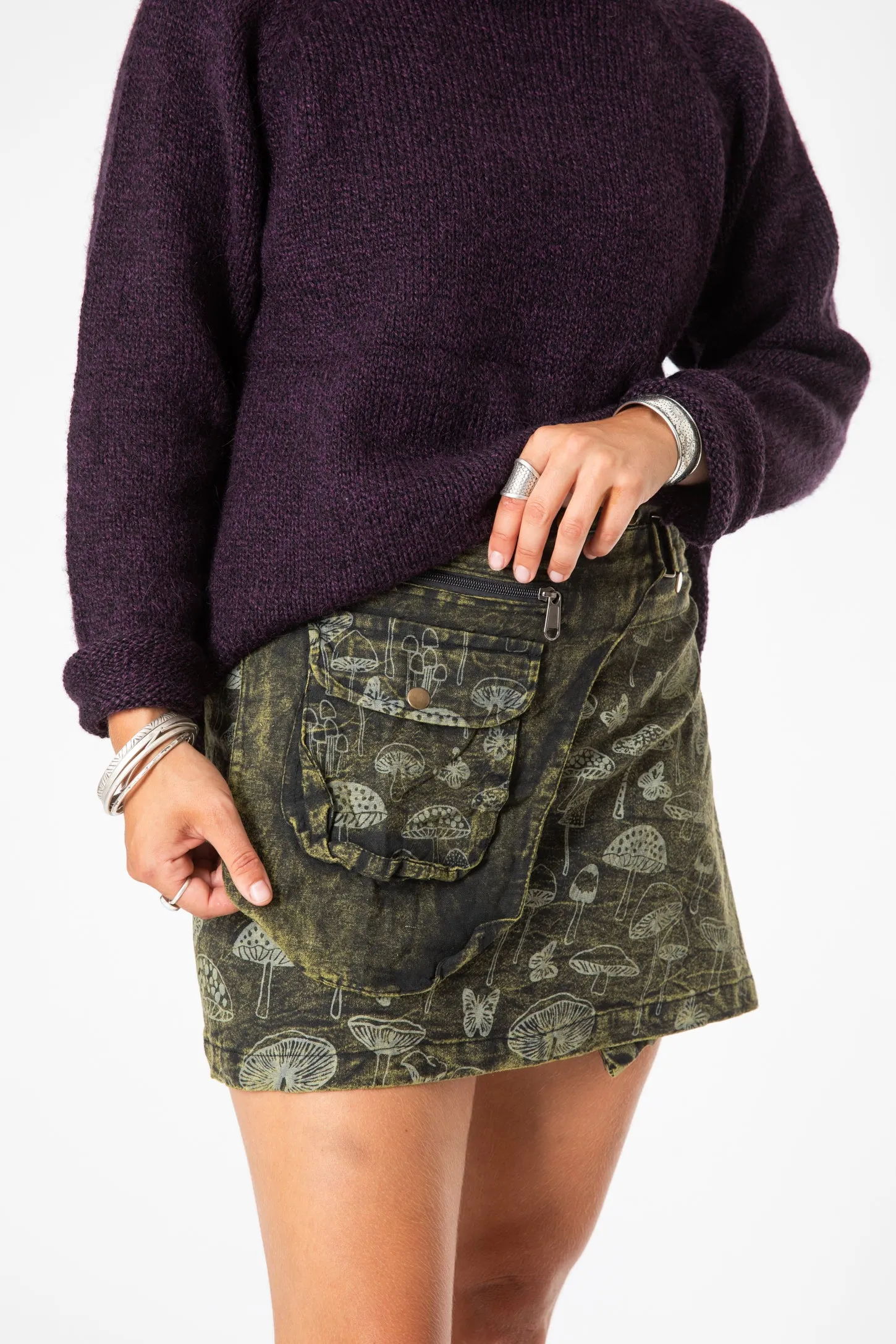 Festival Forager Kapasa Mushroom Skirt