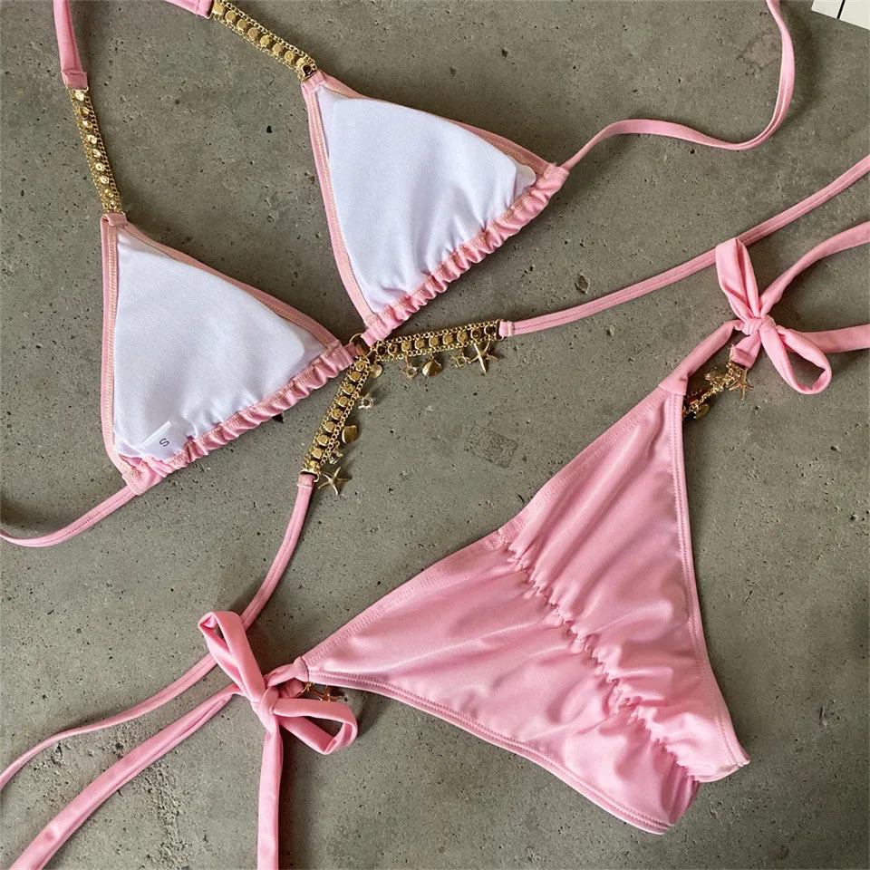 Jewel Bralette Bikini Set