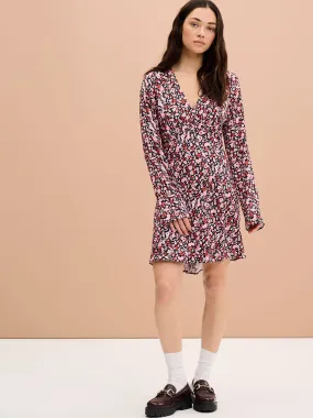 Layana Mini Dress in Ditsy Floral Print