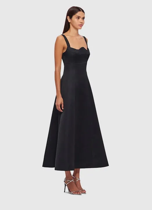 Leo Lin Odette Midi Dress - Black