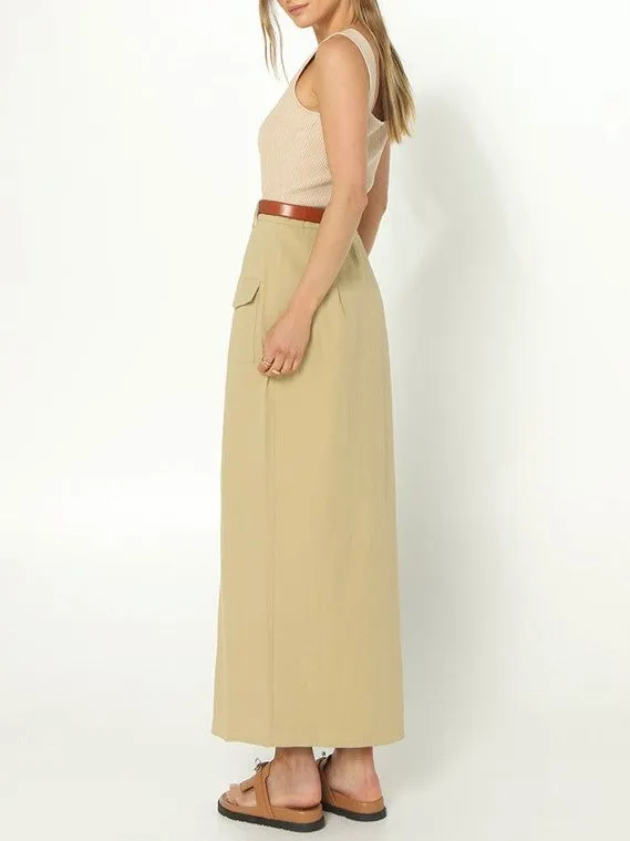 MADISON THE LABEL Eva Midi Skirt