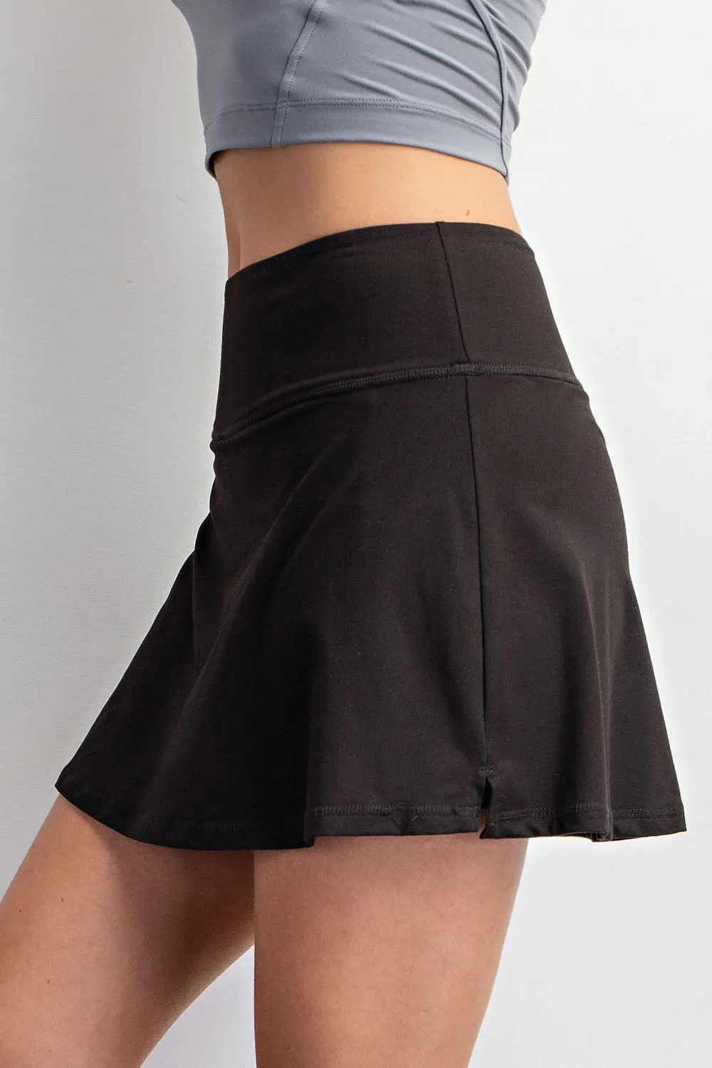 'Main Focus' Skort - Black