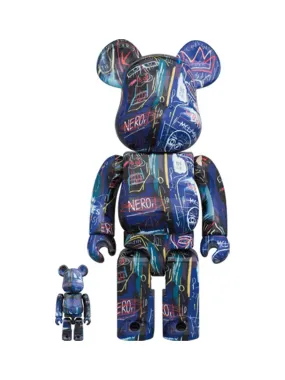 Medicom Toy Be@rbrick Jean Michel Basquiat #7 100% & 400% Set