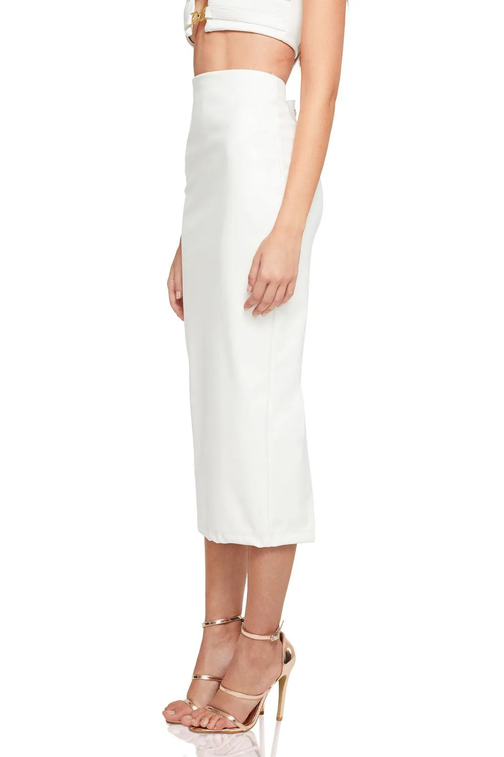 Nookie Drama Skirt - White