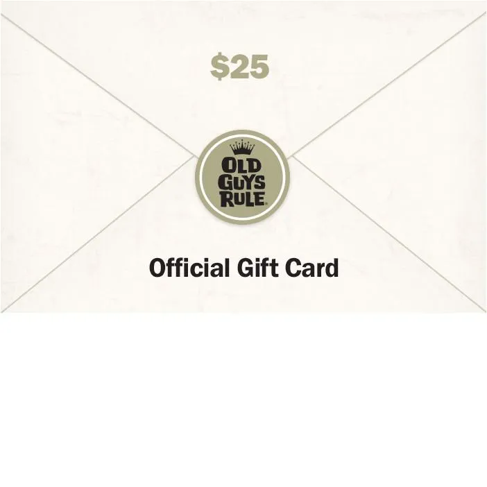 Old Guys Rule Gift Card