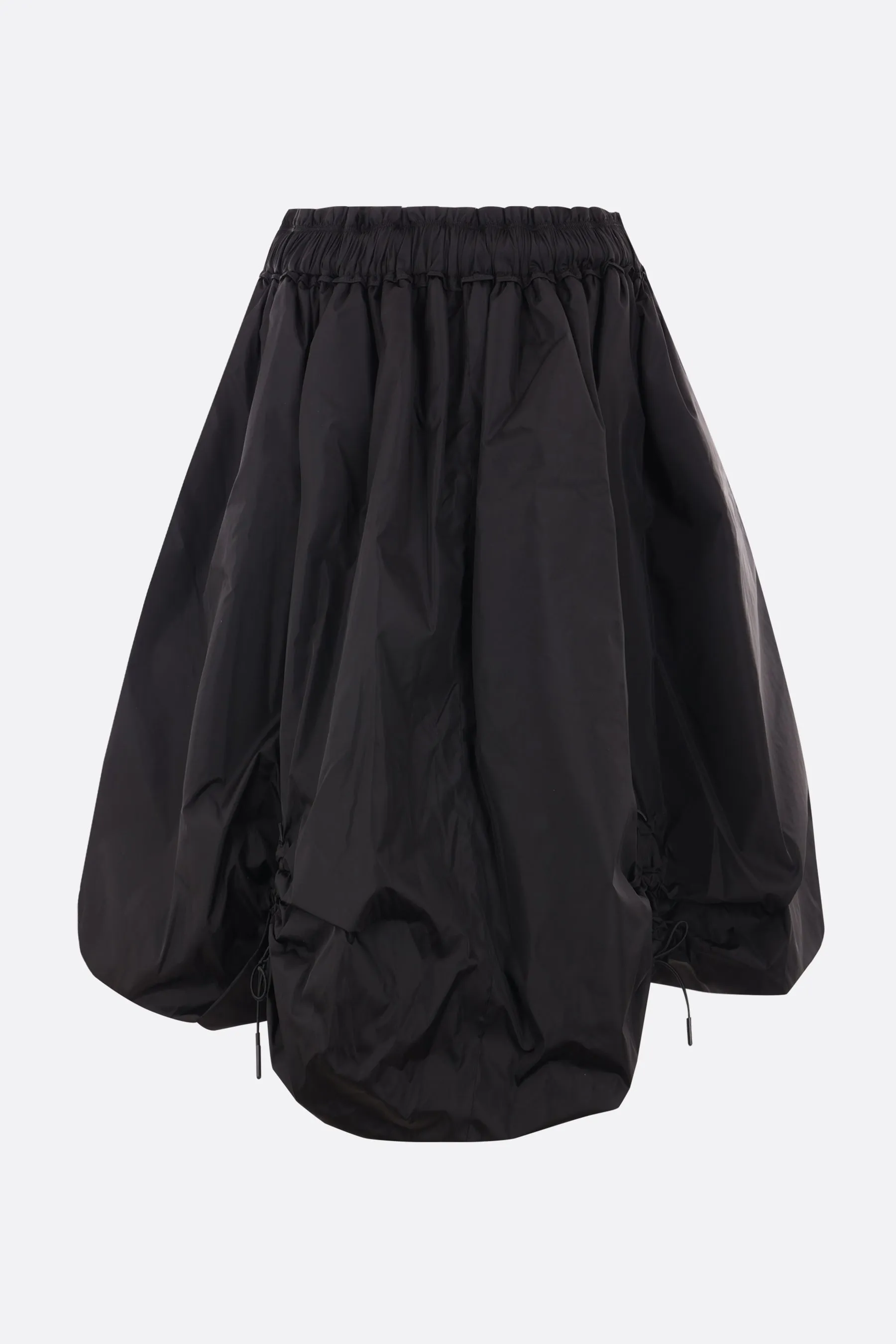 padded nylon skirt