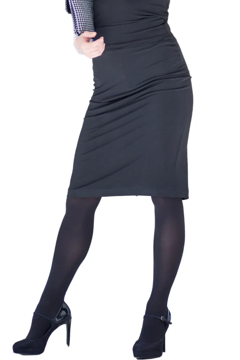 Pencil Skirt With Back Slit