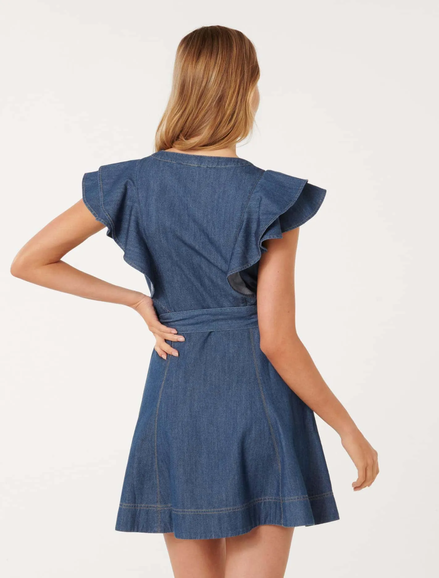 Penelope Denim Mini Dress