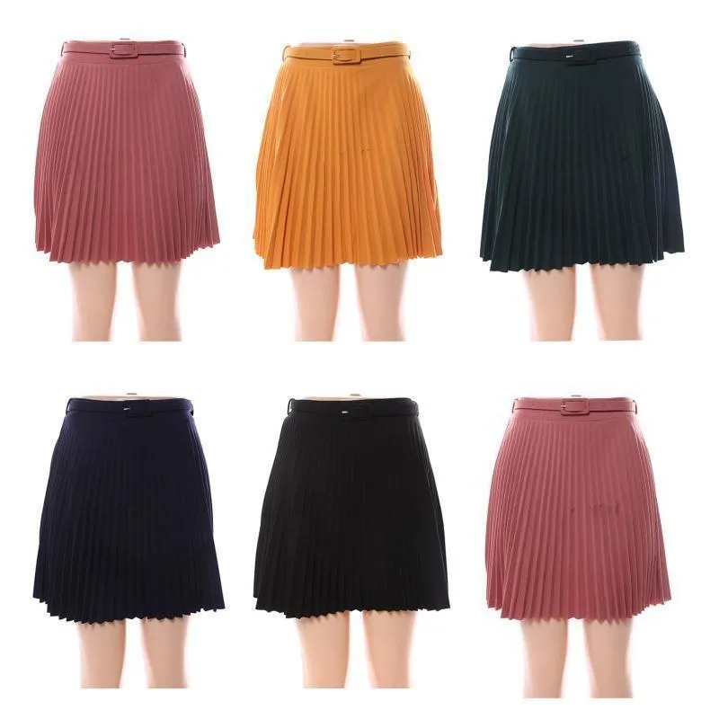 Pleated Mini Skirt