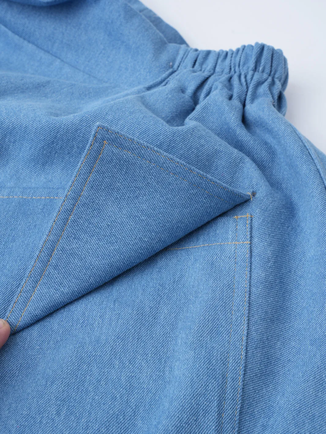 Plus Size Jean Skirt