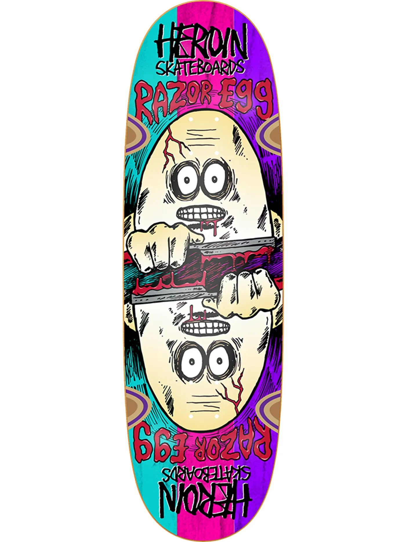 Razoregg Sym Spliced 9.5 Old School Skateboard Deck