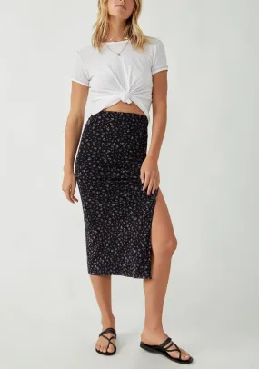 ROSALIE MESH MIDI SKIRT - FREE PEOPLE