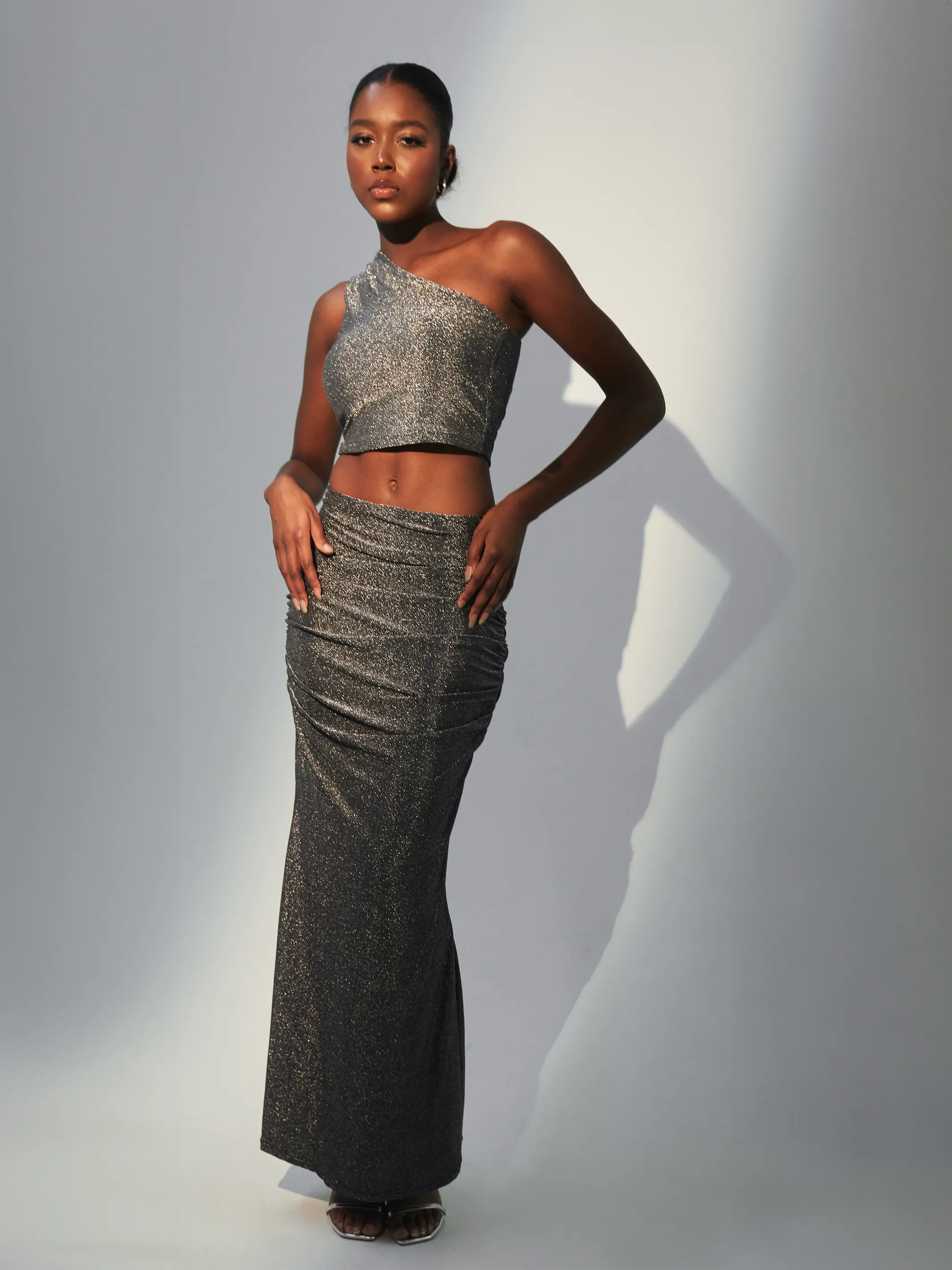 Shimmer Maxi Skirt