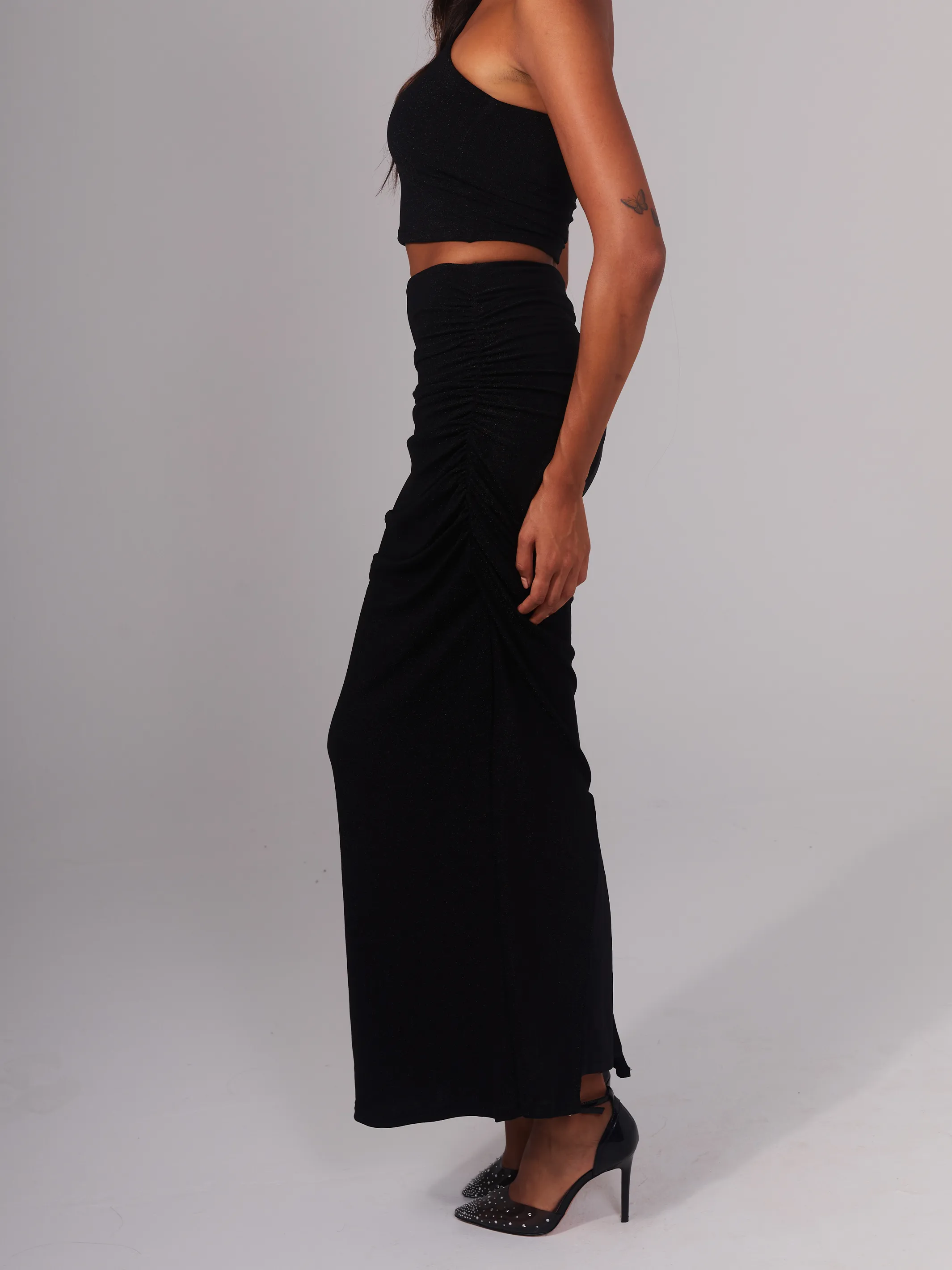 Shimmer Maxi Skirt