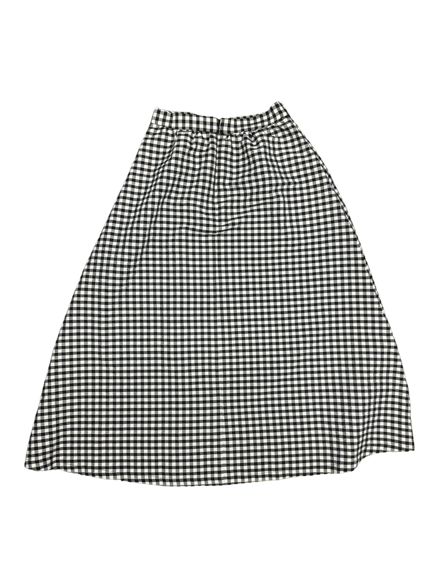 Size 6 - Elk Black and White Gingham Midi Skirt