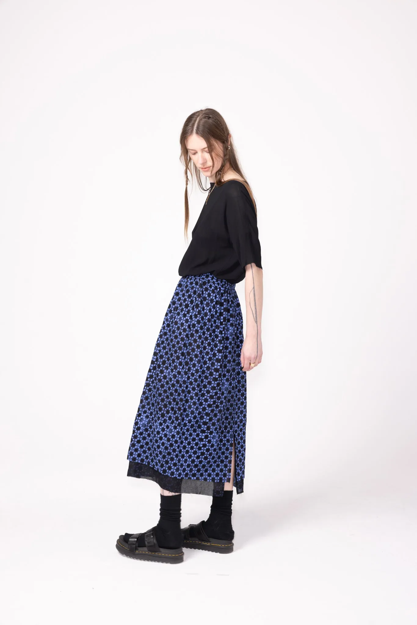 Slowly Skirt | Blue Alto