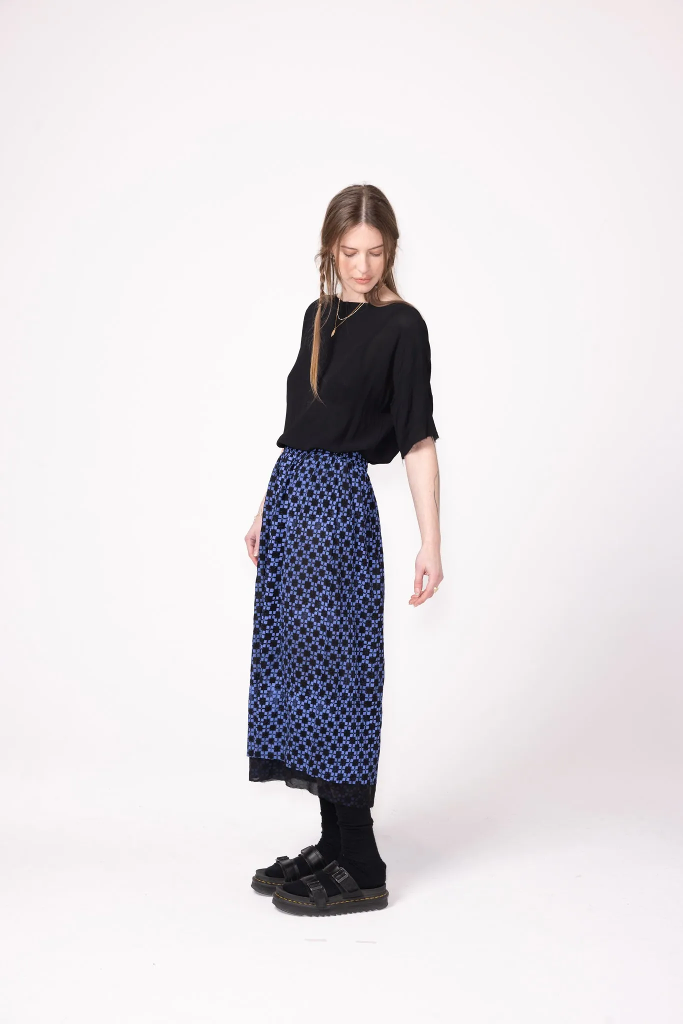 Slowly Skirt | Blue Alto