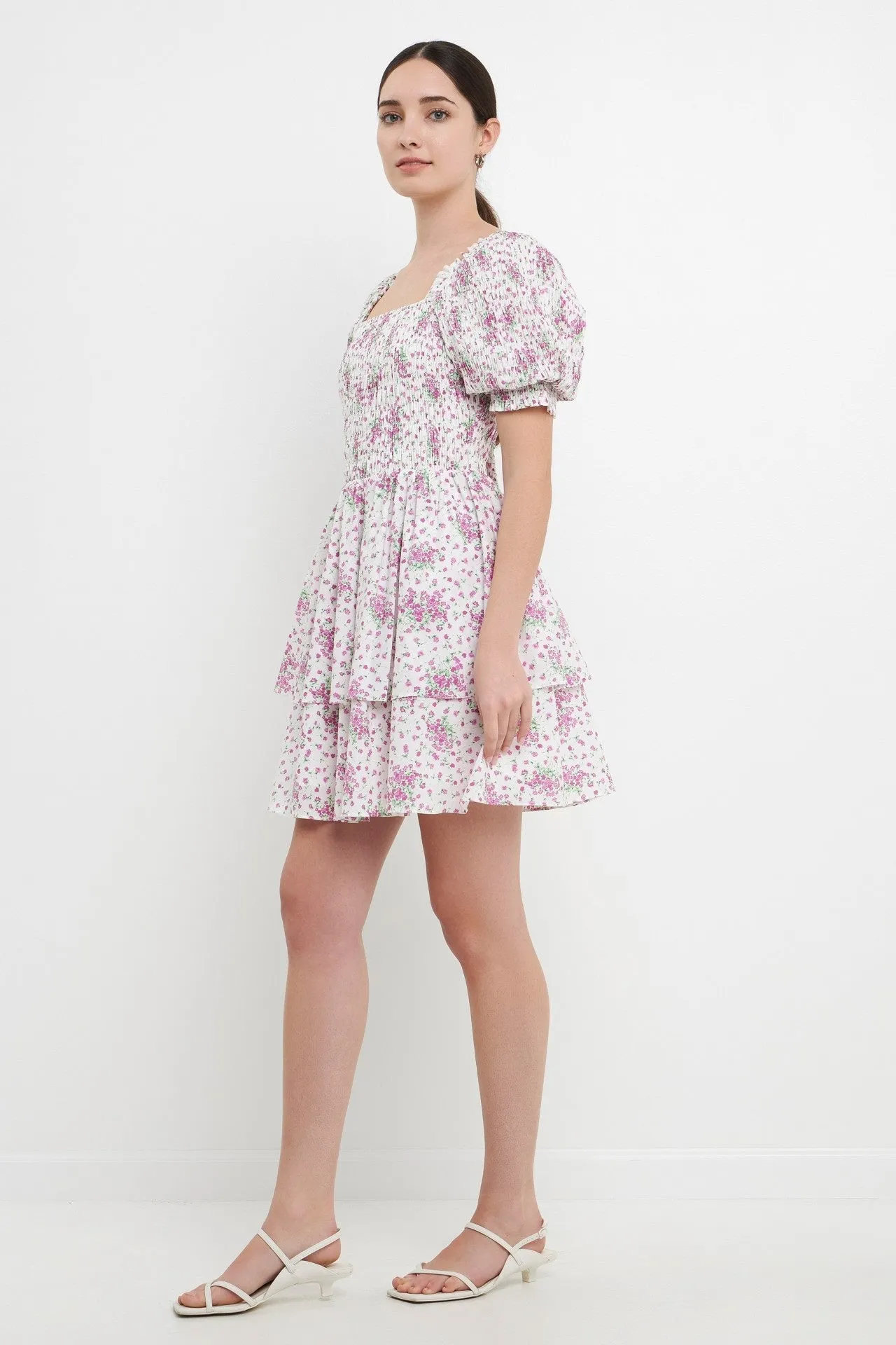 Smock Floral Dress