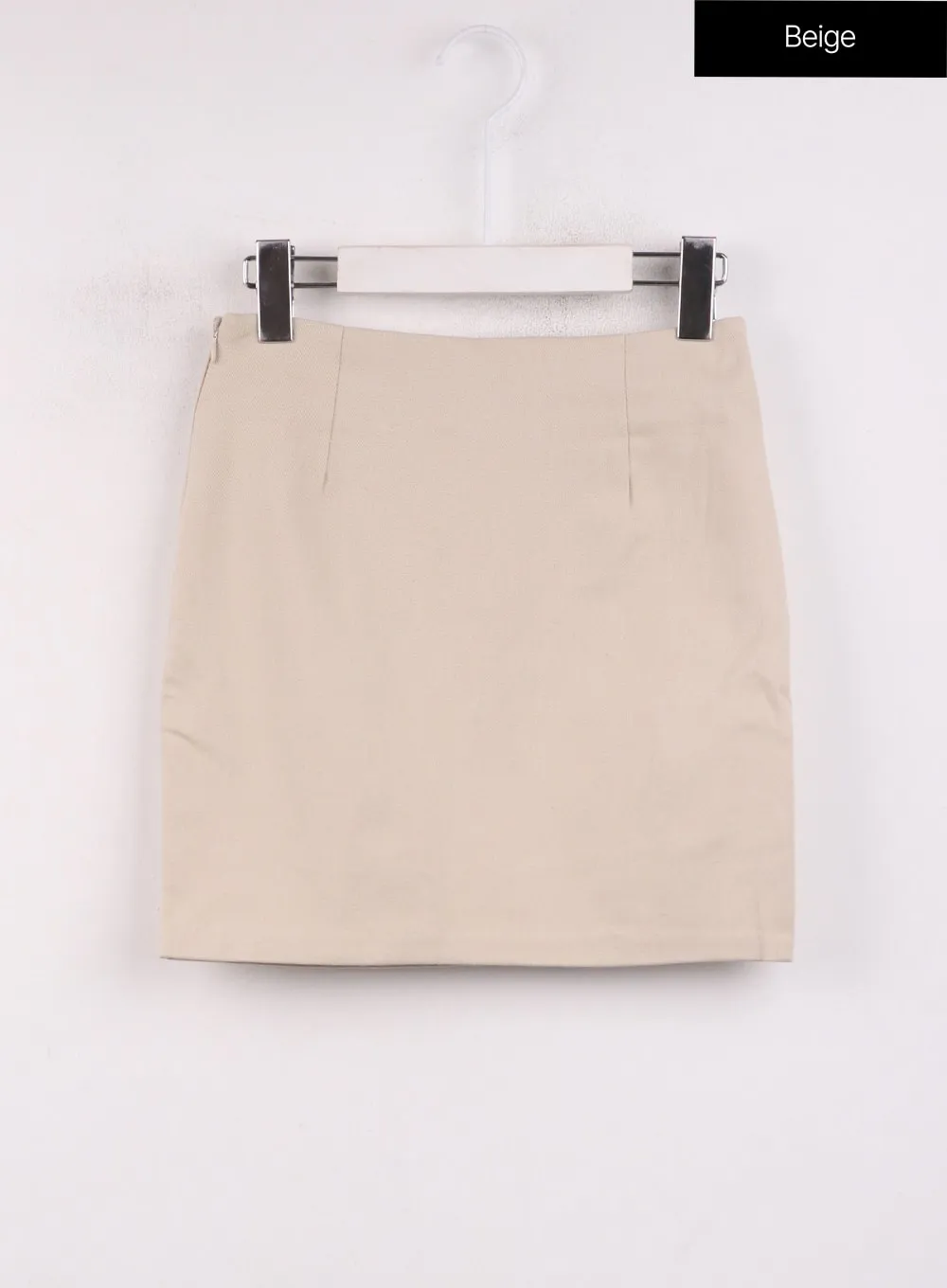 Solid Mini Skirt OJ429