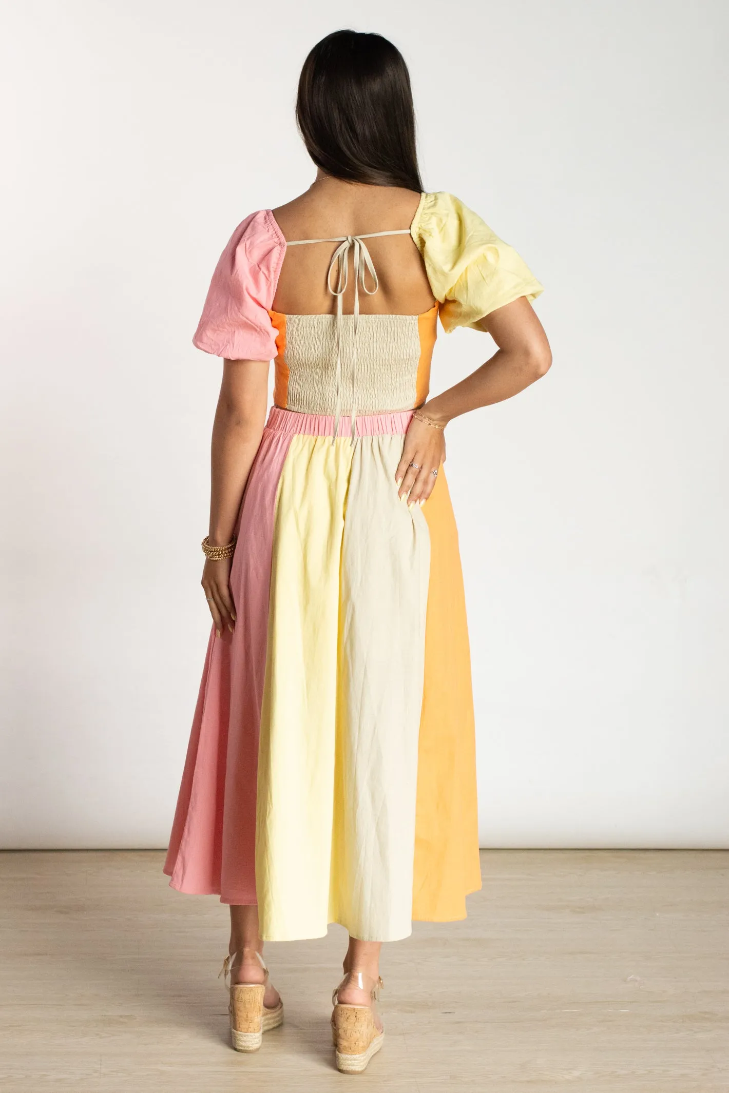 Sweetest Admirer Multicolor Midi Skirt