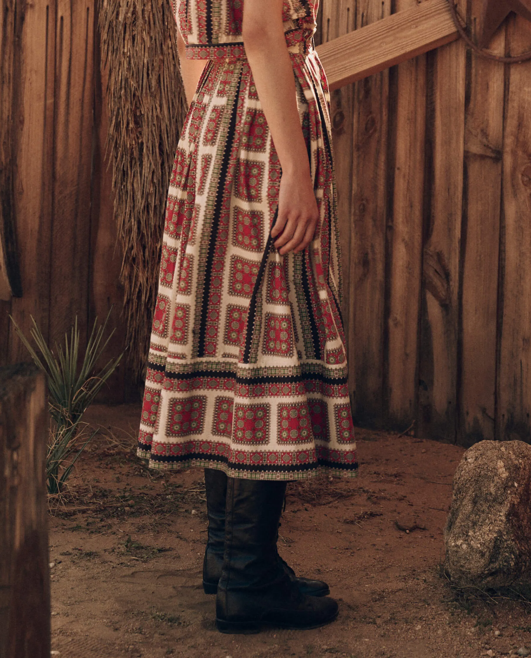 The Great Treeline Skirt in Westward Bandana Print