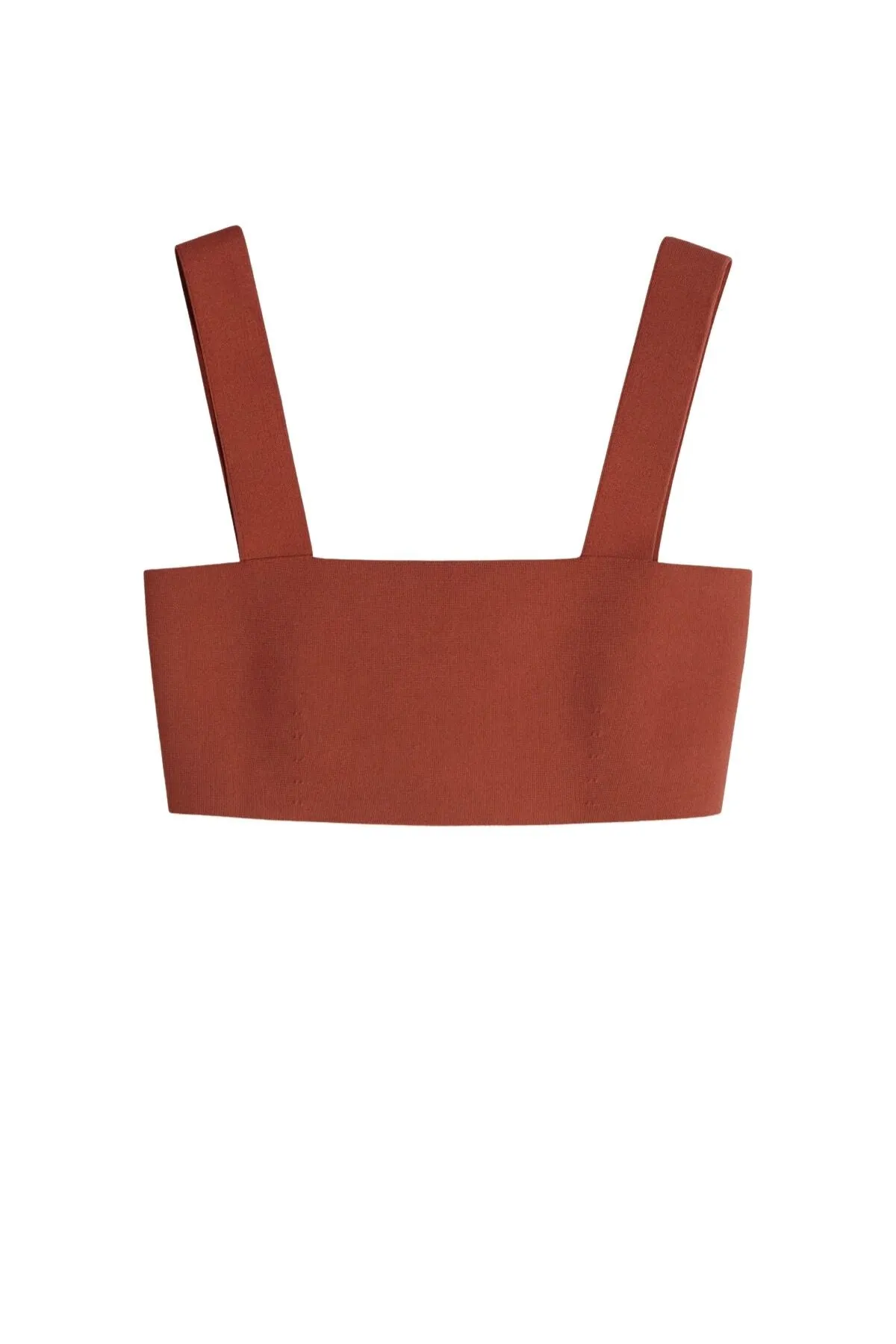 Victoria Beckham VB Body Strap Bandeau Top - Brown