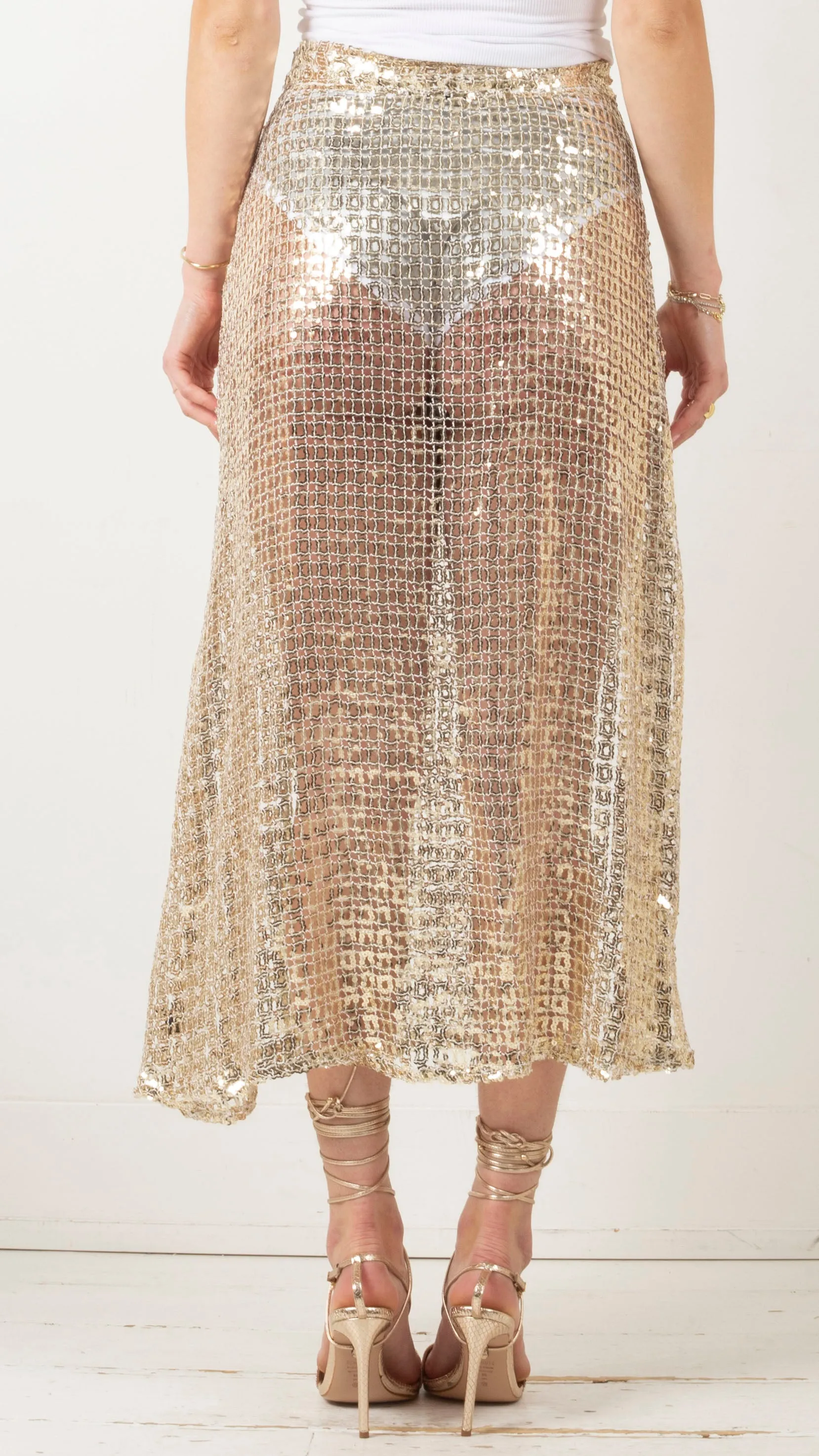 Wren Skirt - Gold Square