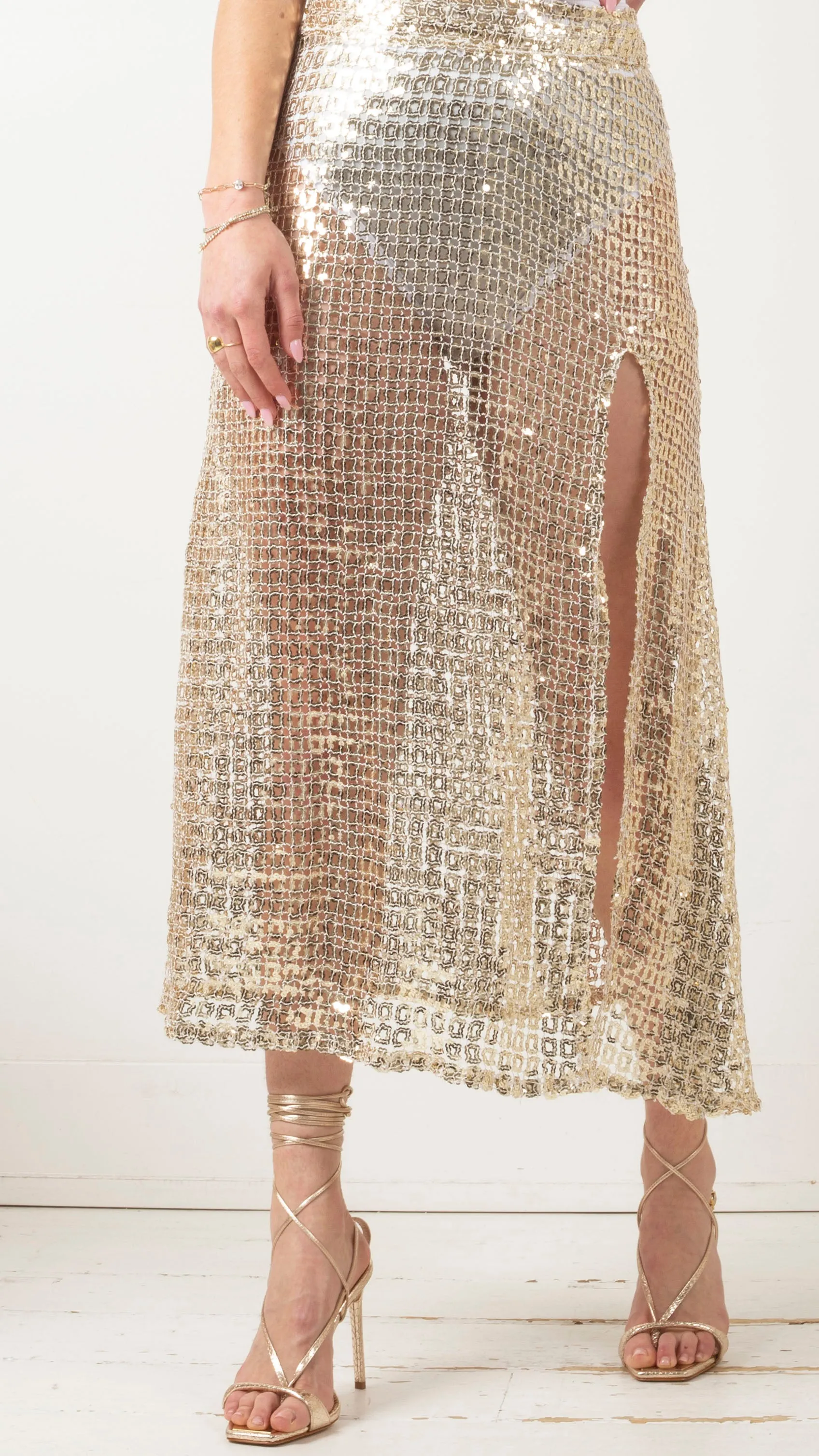 Wren Skirt - Gold Square